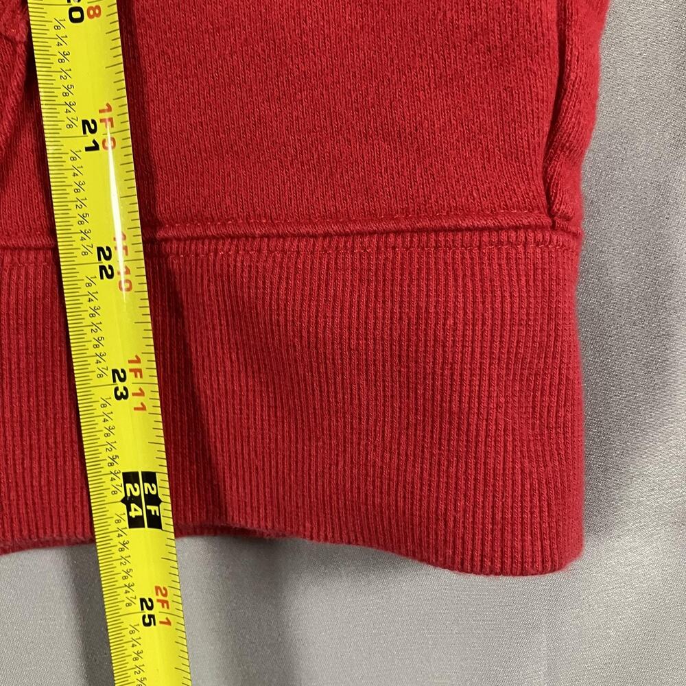 Team Canada Olympic Boys Hoodie Full Zip Red 14/16 Hudson's Bay Fleece Applique - Picture 6 of 8